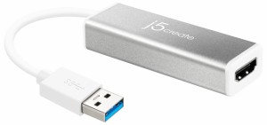 ジェイファイブクリエイト JUA355 USB 3.0 to HDMI スリムディスプレイアダプターj5create[JUA355] 返品種別A