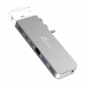 ジェイファイブクリエイト JCD395 USB4 MacBook Pro/Air専用 7in1 マルチアダプターj5create[JCD395] 返品種別A