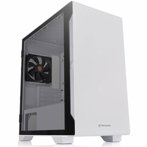 Thermaltake（サーマルテイク） CA-1Q9-00S6WN-00 ミニタワー型PCケース（ホワイト）S100 TGシリーズ[CA1Q900S6WN00] 返品種別B