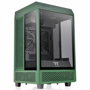 Thermaltake（サーマルテイク） CA-1R3-00SCWN-00 ミニタワー型PCケースThe Tower 100 Racing Green[CA1R300SCWN00] 返品種別B