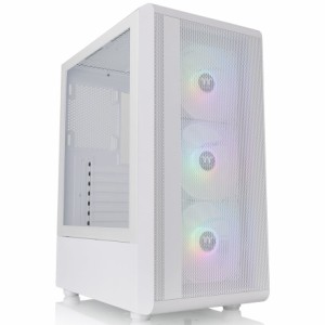 Thermaltake（サーマルテイク） CA-1X2-00M6WN-00 S200 TG ARGB ミドルタワー型PCケース(ホワイト)[CA1X200M6WN00] 返品種別B