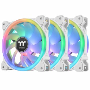 Thermaltake（サーマルテイク） PCケースファン SWAFAN 12 RGB Radiator Fan TT Premium Edition White 3Pack CL-F145-PL12SW-A返品種別B