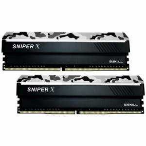 G.Skill（ジースキル） PC4-28800 (DDR4-3600）288pin UDIMM 16GB（8GB×2枚） SNIPER X F4-3600C19D-16GSXWB返品種別B