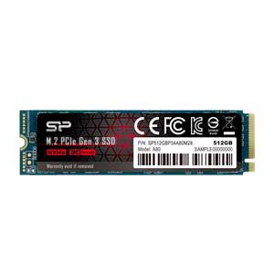 SiliconPower（シリコンパワー） SiliconPower M.2 2280 NVMe PCIe 3.0x4 SSD 512GB A80シリーズ SP512GBP34A80M28返品種別B