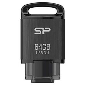 SiliconPower（シリコンパワー） USB 3.1対応 Type-C USBメモリ 64GB（ブラック） Mobile C10 SP064GBUC3C10V1K返品種別A