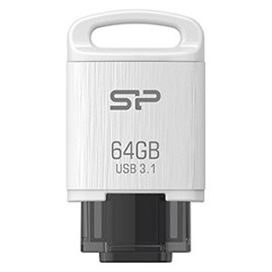 SiliconPower（シリコンパワー） USB 3.1対応 Type-C USBメモリ 64GB（ホワイト） Mobile C10 SP064GBUC3C10V1W返品種別A