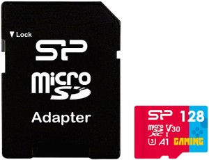 SiliconPower（シリコンパワー） ゲーミング向け microSDXCメモリカード C10 UHS-I U3 A1 V30 128GB  SP128GBSTXDV3V1NSP返品種別A