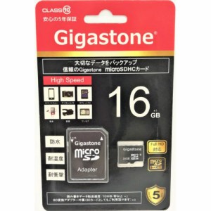 Gigastone（ギガストーン） GJM10/16G microSDHCメモリーカード 16GB Class10[GJM1016G] 返品種別A