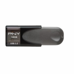 PNY（ピーエヌワイ） P-FD128TBAT4-GE USB 3.2対応 USBメモリーType A 128GBPNY Turbo Attache 4[PFD128TBAT4GE] 返品種別B