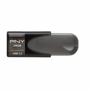 PNY（ピーエヌワイ） P-FD256TBAT4A-GE USB 3.2対応 USBメモリーType A 256GBPNY Turbo Attache 4[PFD256TBAT4AGE] 返品種別B