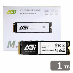 AGI（エージーアイ） AGI AI818 Gen4 x4 NVMe M.2 SSD 1TB 書込4700MB/s・読込2800MB/s TLC メーカー3年保証 AGI1T0G43AI818返品種別B