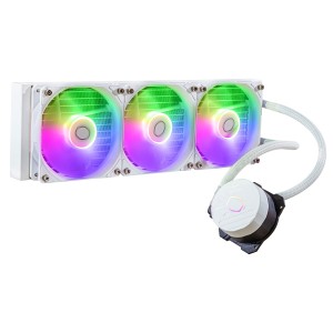 CoolerMaster（クーラーマスター） MLW-D36M-A18PZ-RW CPUクーラー MASTERLIQUID 360L Core White[MLWD36MA18PZRW] 返品種別B