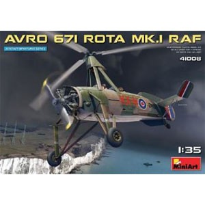 ミニアート 1/35 アヴロ671ロータMk.1 RAF【MA41008】プラモデル  返品種別B