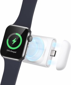 ESR ESR443 AppleWatch用 ワイヤレス充電器 (ホワイト)[ESR443] 返品種別A