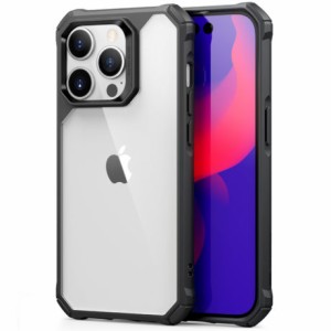 ESR ESR142 iPhone 14 Pro Max用 ミリタリーグレードケース Clear BlackAir Armor Case[ESR142] 返品種別A