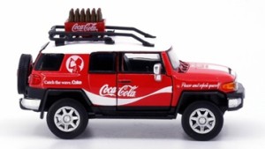 TINY 1/64 トヨタ FJ クルーザー 2015 Coca Cola (RHD) 【COKE039】ミニカー  返品種別B