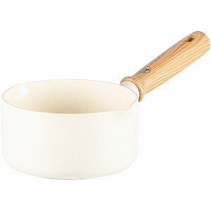 グリーンシェフ CC002726-001 【IH対応】  ビンテージ ソースパン 14cm ホワイトgreen chef[CC002726001] 返品種別A