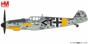 ホビーマスター 1/48 メッサーシュミット Bf-109G-6“クロアチア空軍 M・デュコヴァク機 1944″【HA8760】塗装済完成品  返品種別B