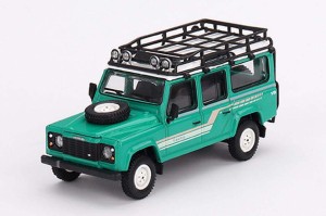 MINI−GT 1/64 ランドローバー ディフェンダー 110 1985 カウンティステーションワゴン トライテンドグリーン(右ハンドル)【MGT00590-R】