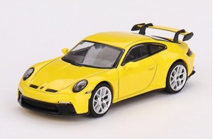 MINI−GT 1/64 ポルシェ 911 (992) GT3 レーシングイエロー(左ハンドル)【MGT00565-L】ミニカー  返品種別B