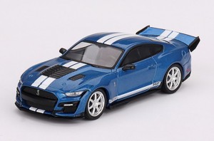 MINI−GT 1/64 シェルビー GT500 ドラゴンスネーク コンセプト フォードパフォーマンスブルー(左ハンドル)【MGT00568-L】ミニカー  返品