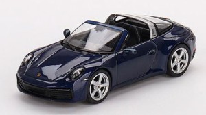 MINI−GT 1/64 ポルシェ 911 タルガ 4S ゲンチアンブルーメタリック(右ハンドル)【MGT00412-R】ミニカー  返品種別B