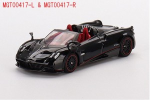 MINI−GT 1/64 パガーニ ウアイラ ロードスター ブラック(右ハンドル)【MGT00417-R】ミニカー  返品種別B