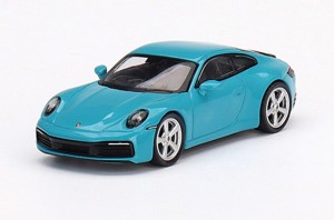 MINI−GT 1/64 ポルシェ 911(992) カレラ S マイアミブルー(左ハンドル)【MGT00435-L】ミニカー  返品種別B