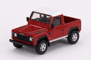 MINI−GT 1/64 ランドローバー ディフェンダー 90 ピックアップマサイレッド(左ハンドル)【MGT00323-L】ミニカー  返品種別B