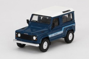 MINI−GT 1/64 ランドローバー ディフェンダー 90 カウンティワゴンストラトスブルー(右ハンドル)【MGT00353-R】ミニカー  返品種別B