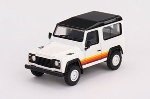 MINI−GT 1/64 ランドローバー ディフェンダー 90 ワゴン ホワイト(左ハンドル)【MGT00378-L】ミニカー  返品種別B