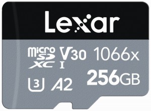 Lexar（レキサー） LMS1066256G-BNANJ microSDXCカード 256GB 1066x UHS-I U3 V30 A2[LMS1066256GBNANJ] 返品種別B