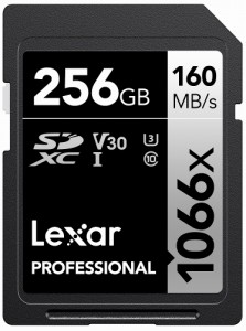 Lexar（レキサー） LSD1066256G-BNNNJ SDXCカード 256GB 1066x UHS-I U3 V30[LSD1066256GBNNNJ] 返品種別B