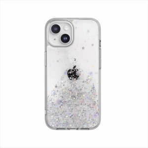 SwitchEasy SE_IONCSPTSF_TR iPhone15（6.1inch/2眼）用 耐衝撃ケース キラキラ グリッター ラメ 米軍MIL規格クリア StarField（トランス