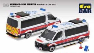 Era CAR 1/64　36 MERCEDESBENZ SPRINTER HK Police Car (AM 8347) メルセデスベンツスプリンター香港警察【MB22SPR3601】ミニカー  返品