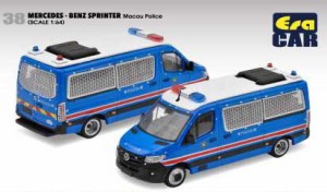 Era CAR 1/64　38 MERCEDESBENZ SPRINTER Macau Police メルセデスベンツスプリンターマカオ警察【MB22SPR3801】ミニカー  返品種別B