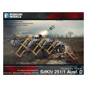 ルビコンモデル 1/56 WWII ドイツ軍 SdKfz 251D型 グランドスツーカ【RB0020】プラモデル  返品種別B