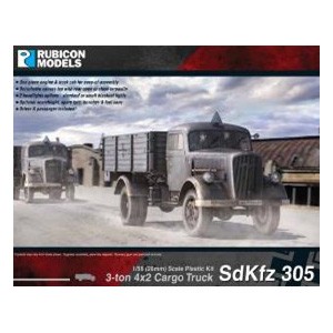 ルビコンモデル 1/56 WWII ドイツ軍 SdKfz 305 3tカーゴトラック【RB0026】プラモデル  返品種別B