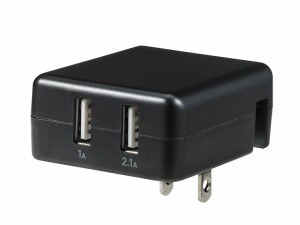 ELPA USB-AC100 USB-ACアダプター2.1AELPA[USBAC100] 返品種別A