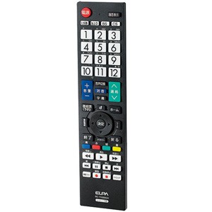 ELPA RC-TV009SH 地上デジタル用テレビリモコン(シャープテレビ用)[RCTV009SH] 返品種別A