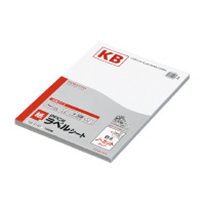 コクヨ KB-A140 PPC用紙ラベル（共用タイプ）B4 ノーカット 100枚KOKUYO S＆T[KBA140] 返品種別A