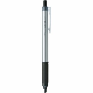 トンボ鉛筆 FCE-114B 油性ボールペン モノグラフライト（0.5mm シルバー軸 黒インク）[FCE114B] 返品種別A