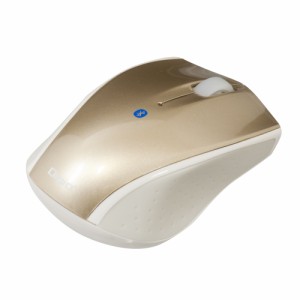 ナカバヤシ MUS-BKT99NGL 小型 Bluetooth 3ボタンBlueLEDマウス (ゴールド)[MUSBKT99NGL] 返品種別A