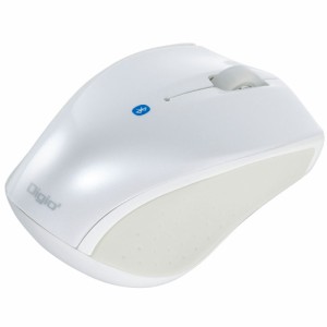 ナカバヤシ MUS-BKT99NW 小型 Bluetooth 3ボタンBlueLEDマウス(ホワイト)[MUSBKT99NW] 返品種別A