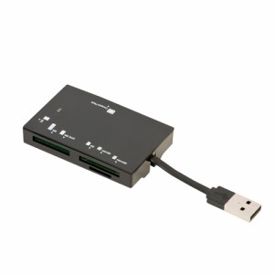 ナカバヤシ CRW-5M67BK USB2.0マルチカードリーダー/ライター（ブラック）[CRW5M67BK] 返品種別A