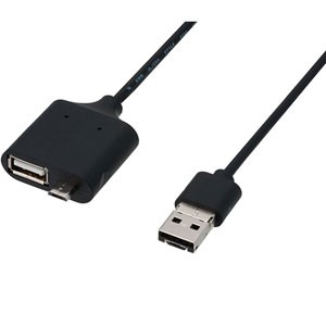 ナカバヤシ ZUH-OTGM02BK 充電用 USBマルチケーブル 0.2m（ブラック）[ZUHOTGM02BK] 返品種別A