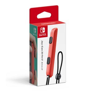 【Switch】Joy-Conストラップ ネオンレッドジョイ　コン 返品種別B