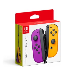 【Switch】Joy-Con(L) ネオンパープル/(R) ネオンオレンジ 返品種別B