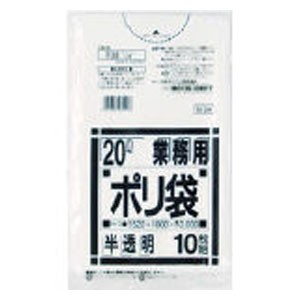 日本サニパック N24HCL N-2420L白半透明　10枚[N24HCLサニパツク] 返品種別B