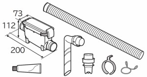 日立 WLB-5 糸くずボックス　風アイロン搭載機種用(内面フラットホース)HITACHI[WLB5] 返品種別A